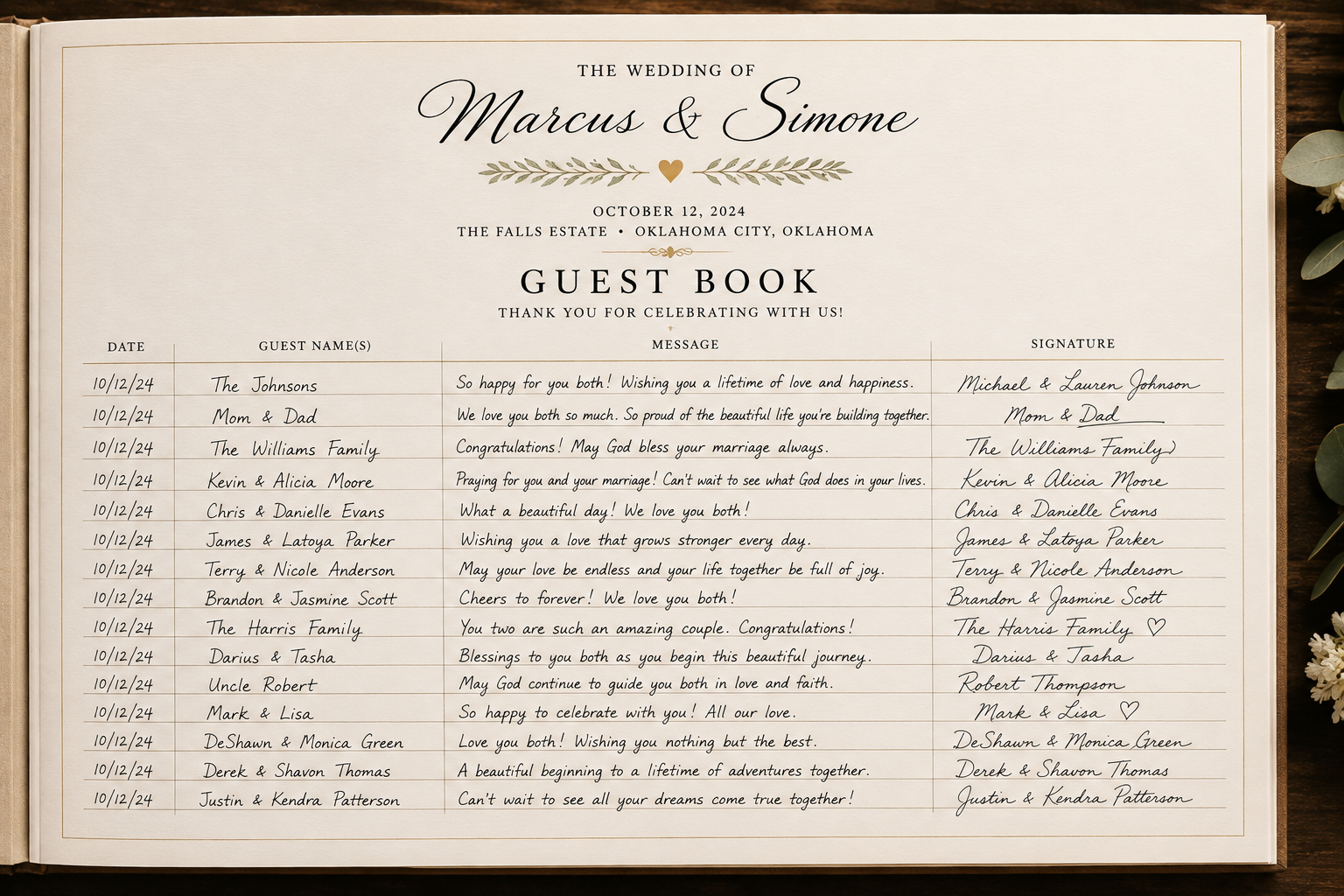 Guest Book